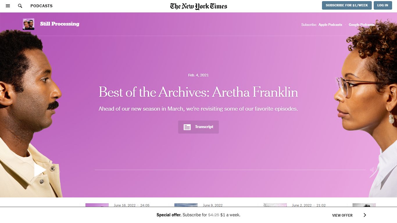 Best of the Archives: Aretha Franklin - The New York Times